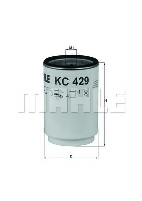 Mahle/Knecht KC 429D Топливный фильтр